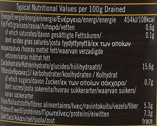 Biona Organic Butter Beans 400g - Vegan, High Fibre, No Added Salt or Sugar