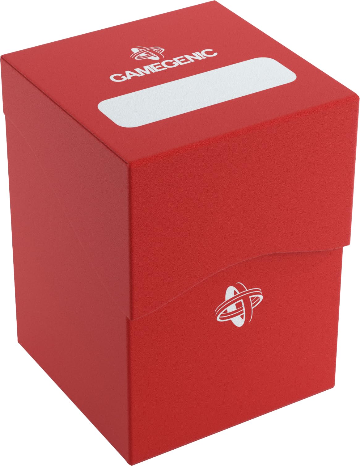 Gamegenic 100-Card Deck Holder - Red Double-Sleeved TCG Storage with Cobra Neck Closure 1