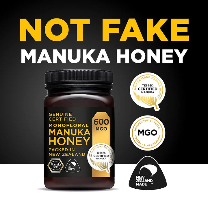 Manuka Gold 600 MGO Manuka Honey, 500 g