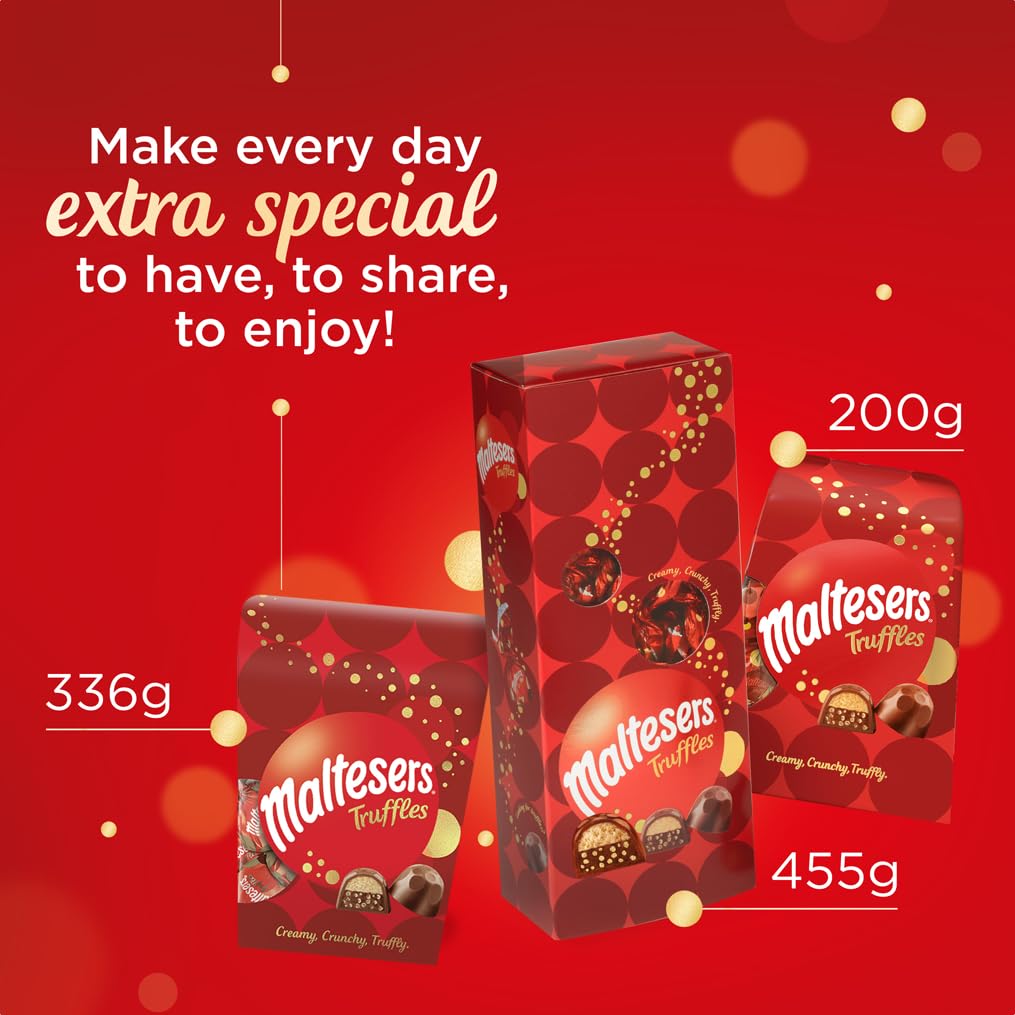 Maltesers Truffles Milk Chocolate Gift Box of Chocolates 200g 24