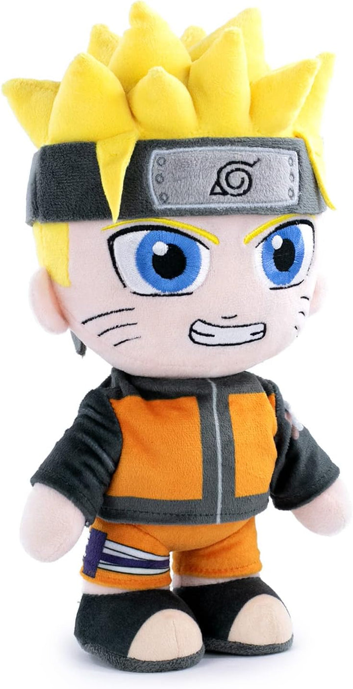 BARRADO Soft Toy of the Characters of Naruto 25cm, 9'84" - Naruto, Kakashi, Sasu