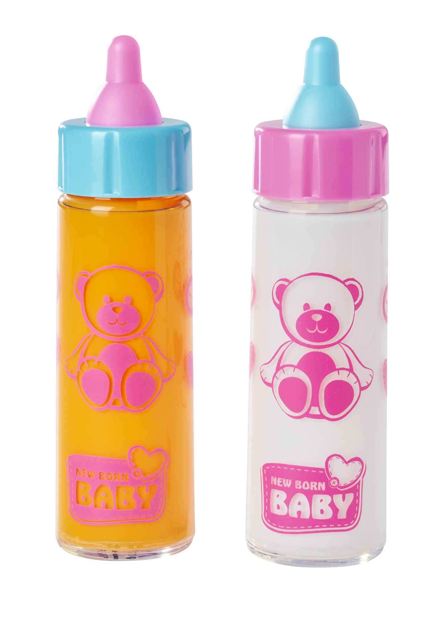 Simba NBB Magic Bottles - Pack of 2, 12cm, for Baby Dolls, Ages 3+ 2
