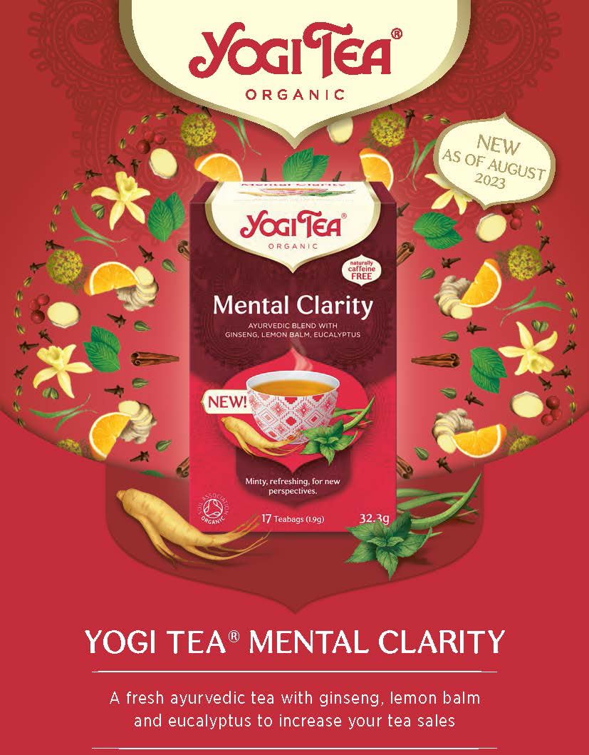 YOGI TEA Mental Clarity Organic Herbal Tea, Naturally Caffeine Free, 16 Tea Bags 8