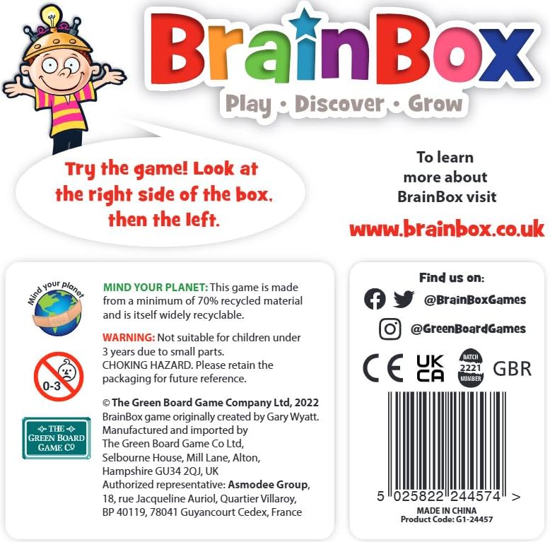 Brainbox Let's Learn Spanish-Kartenspiel für Kinder ab 8 Jahren | 1+ Spieler | 10 Minuten Spielzeit 8