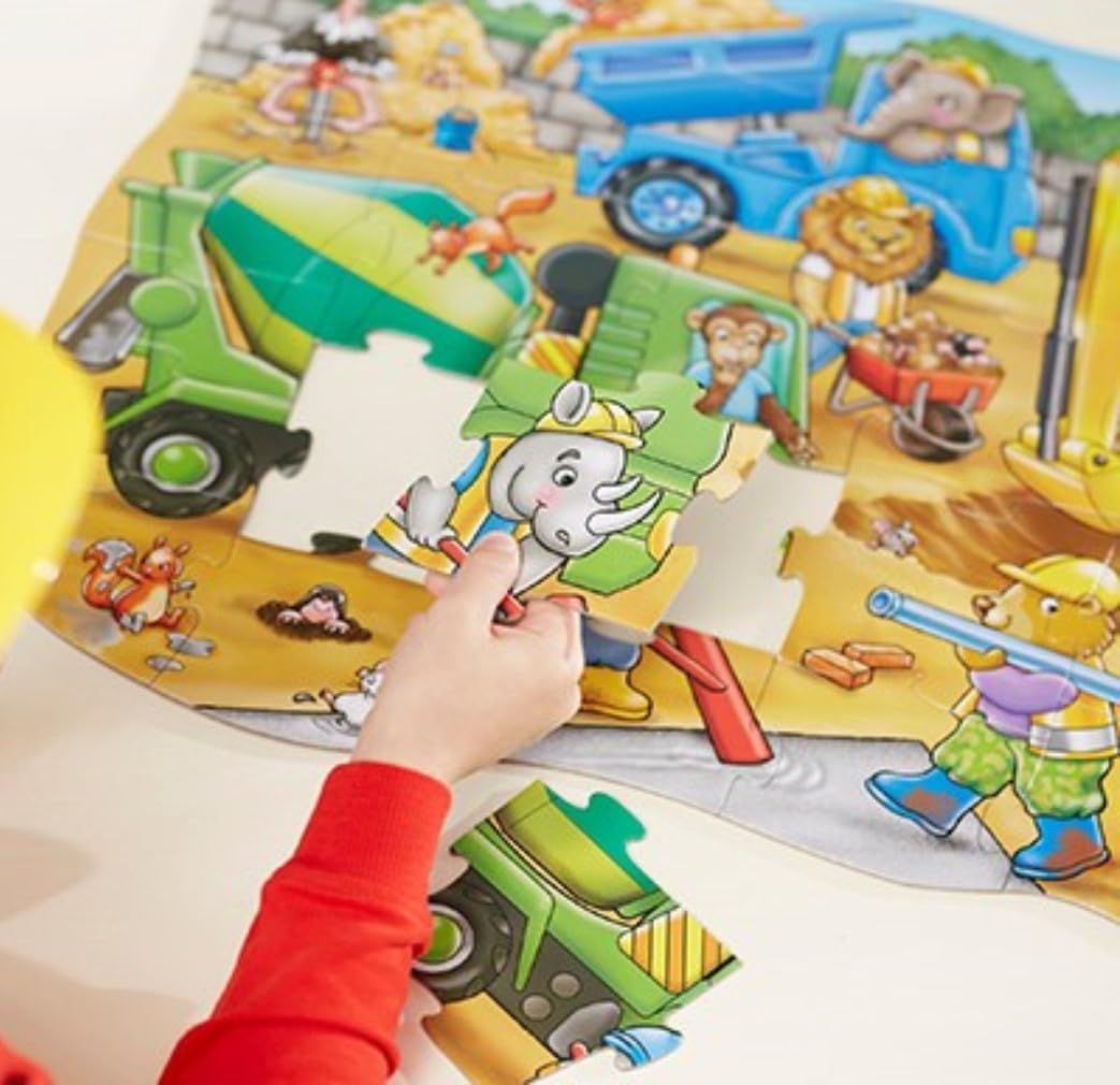Orchard Toys Busy Builders Jigsaw Puzzle - 30-Piece Educational Construction Puzzle for Ages 3+ 3