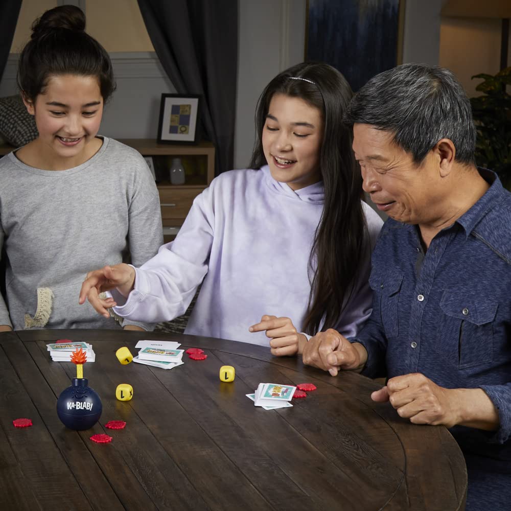 Hasbro Gaming Ka-Blab! Family Party Board Game for 2-6 Players, Ages 10+ 9