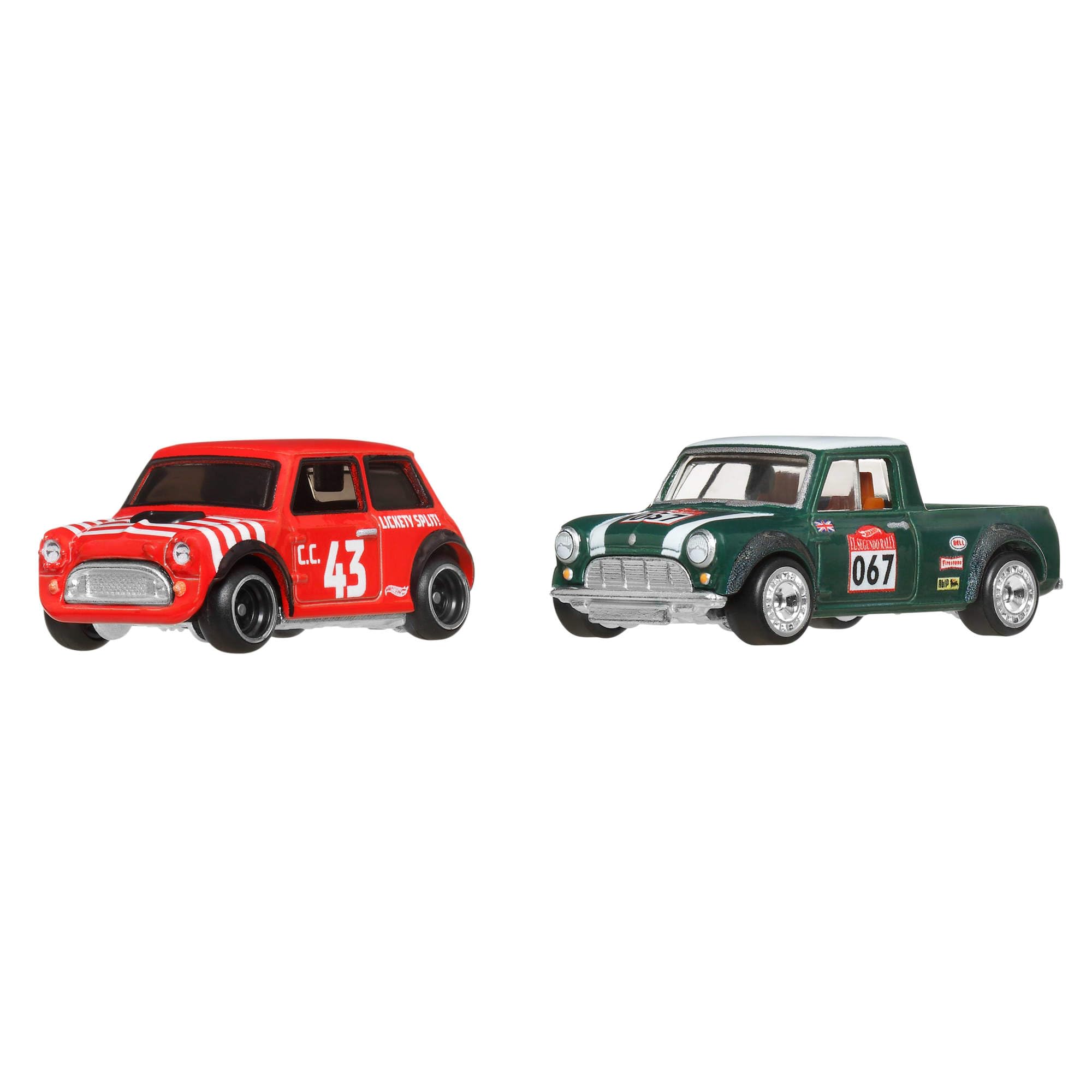 Hot Wheels Premium Morris Mini & '67 Austin Mini Pickup 2-Pack - 1:64 Scale Die-Cast Vehicles 2
