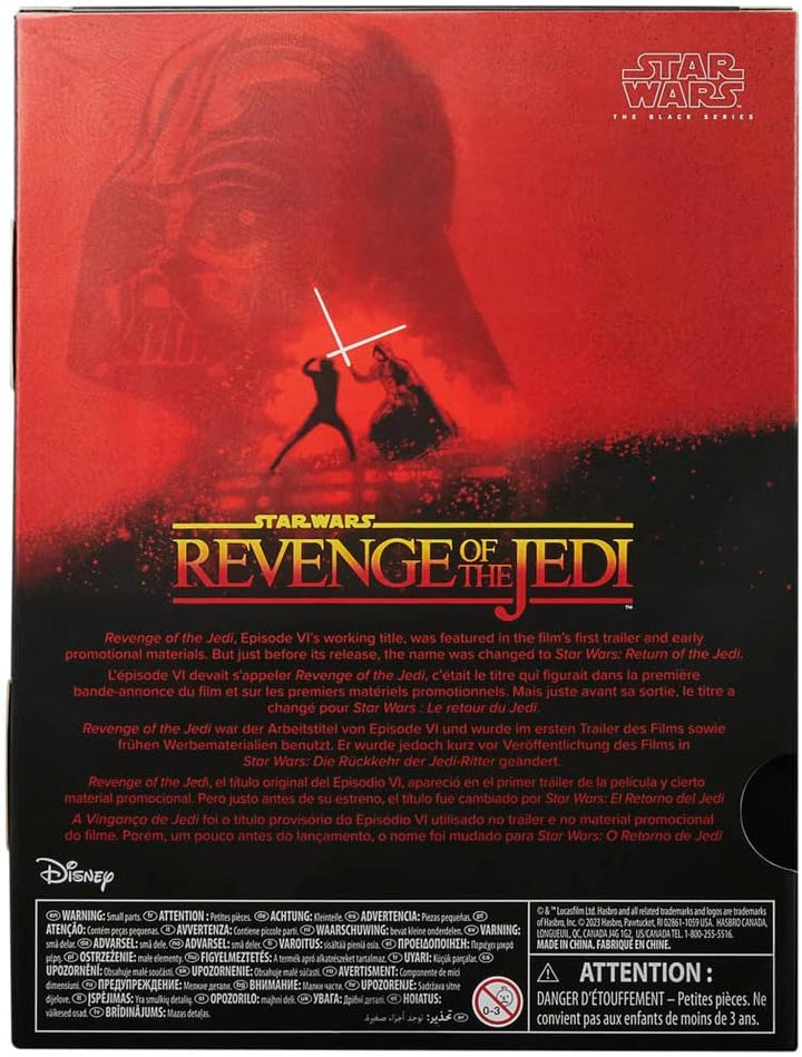 Star Wars The Black Series Darth Vader (Revenge of The Jedi)