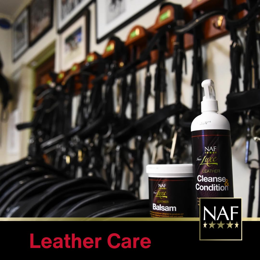NAF Leather Soft Soap - Glycerine-Based Cleaner for Suppleness | 450g Solid | Citronella Scent 5