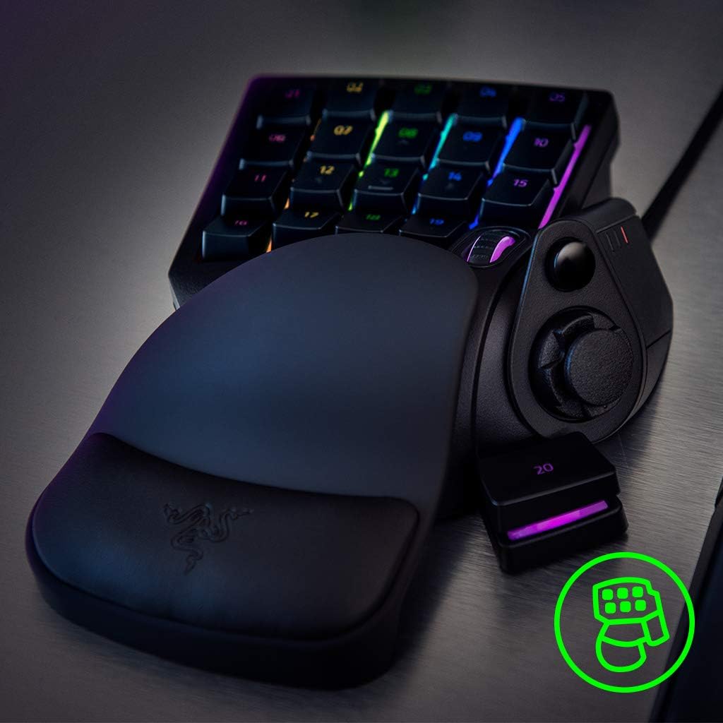 Razer Tartarus V2 Mecha-Membrane Gaming Keypad – 32 Programmable Keys, Chroma RGB, Ergonomic Design