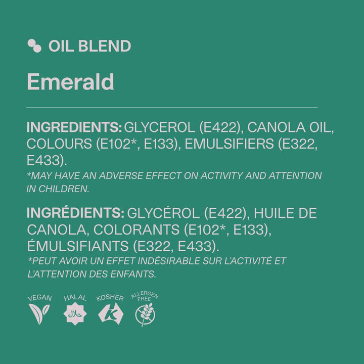 Colour Mill Oil Blend Food Colouring Emerald 20ml - Oil-Based Baking Colouring