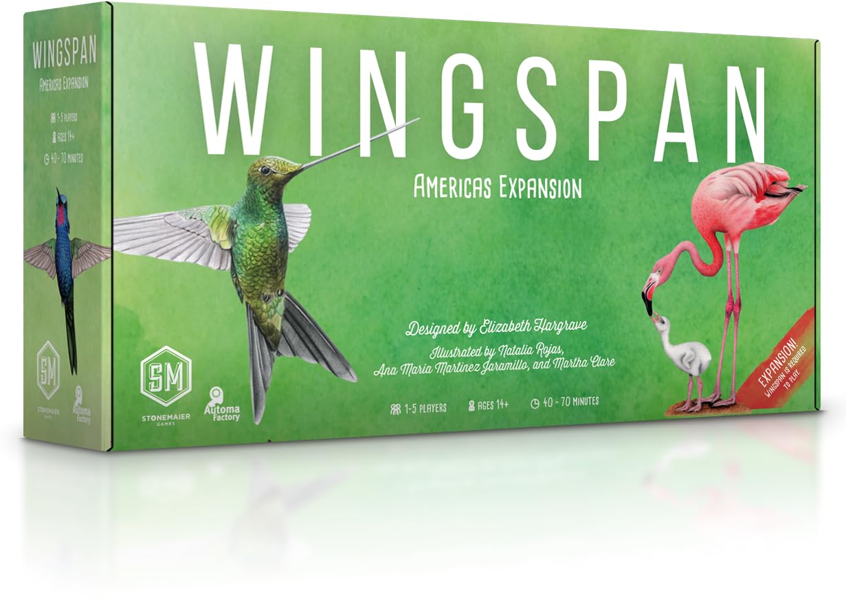 Stonemaier Games Wingspan Americas Expansion Board Game | Ages 14+ | Multicoloured