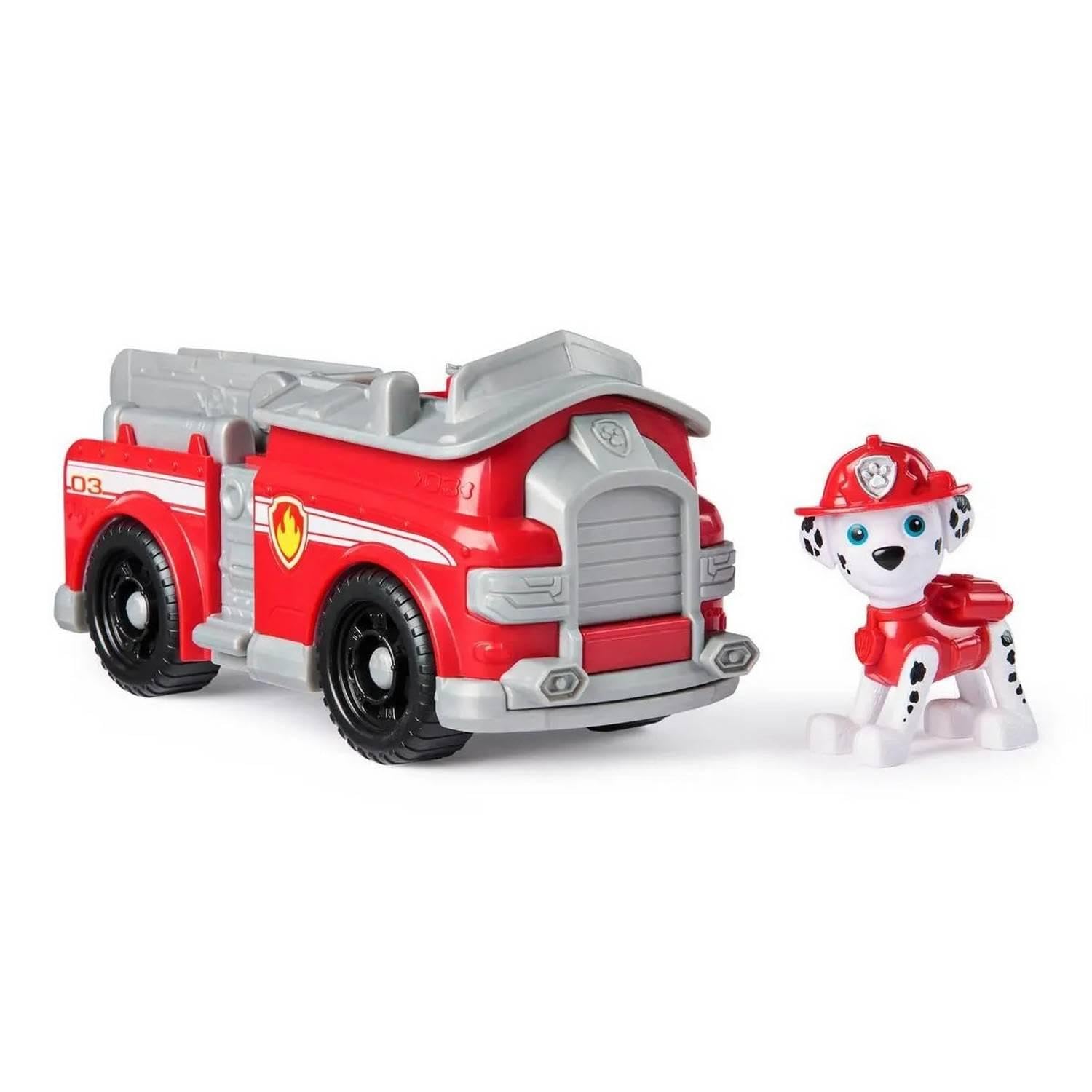 Paw Patrol Marshalls Feuerwehrauto – Spielzeugfahrzeug mit Sammel-Actionfigur für Kinder ab 3 Jahren 3