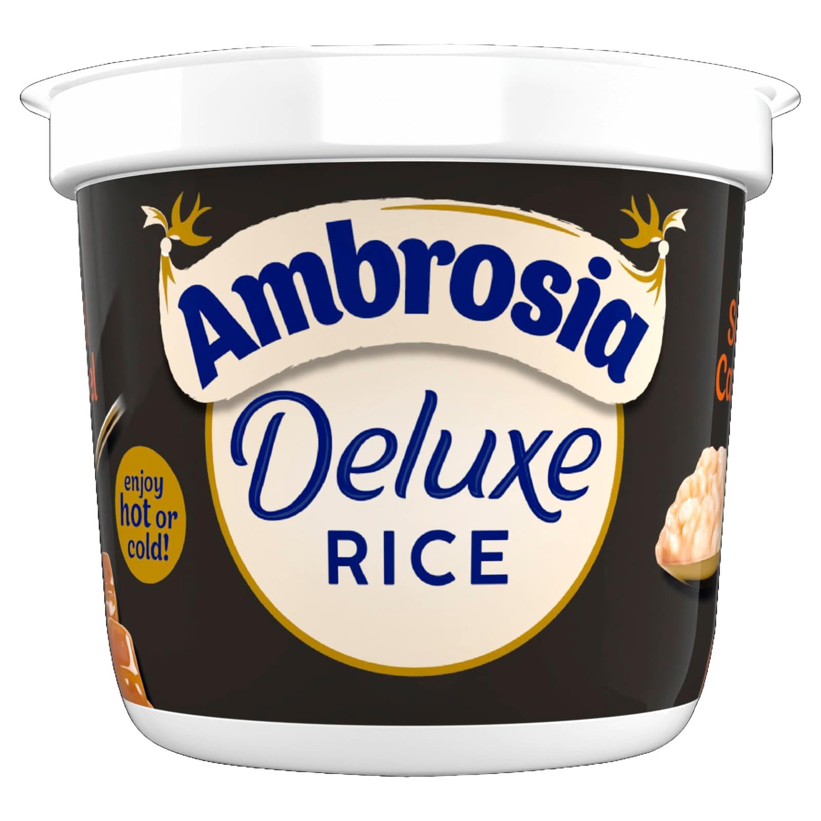 Ambrosia Deluxe Rice Pudding - Salted Caramel Flavour | Pack of 16 Pots (110g Each) 2