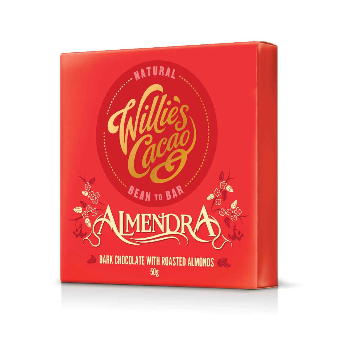 Willie's Cacao - Almendra 70% Dark Chocolate with Roasted Almonds Bar - 50g 1