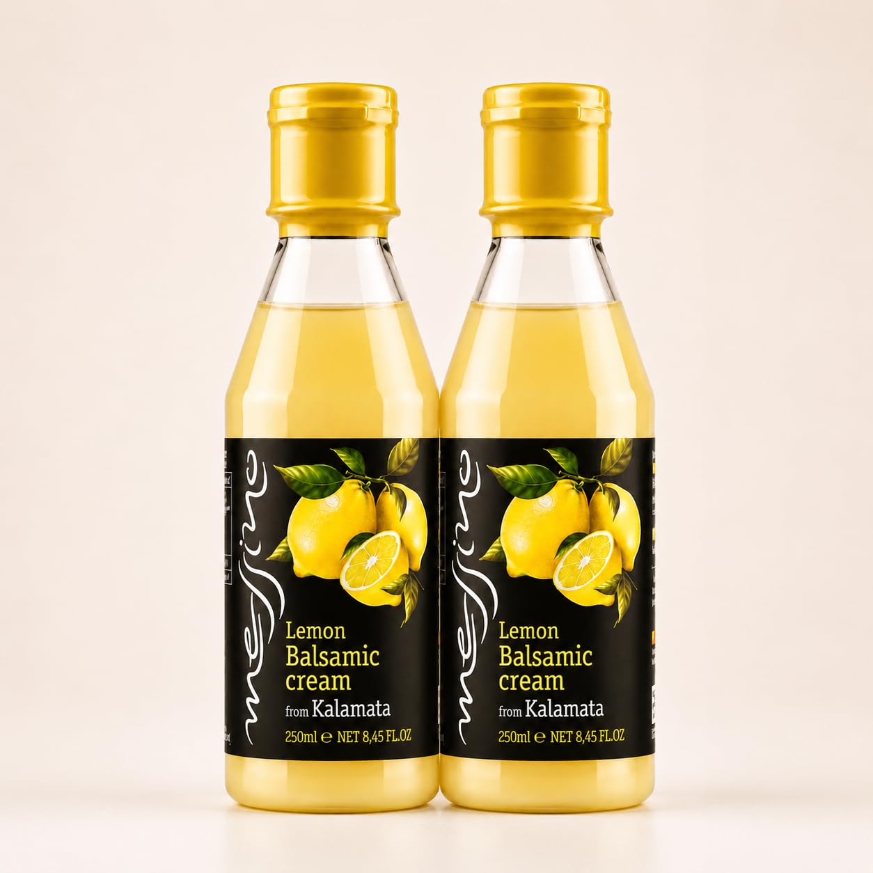 Messino Greek Lemon White Balsamic Cream - 2 x 250 ml Bottles (500 ml Total) 6