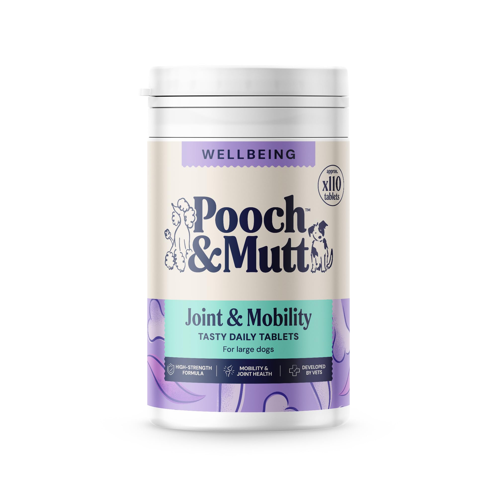 Pooch & Mutt Daily Joint Care Supplement for Large Dogs Tablets | 230g | Glucosamine & Chondroitin