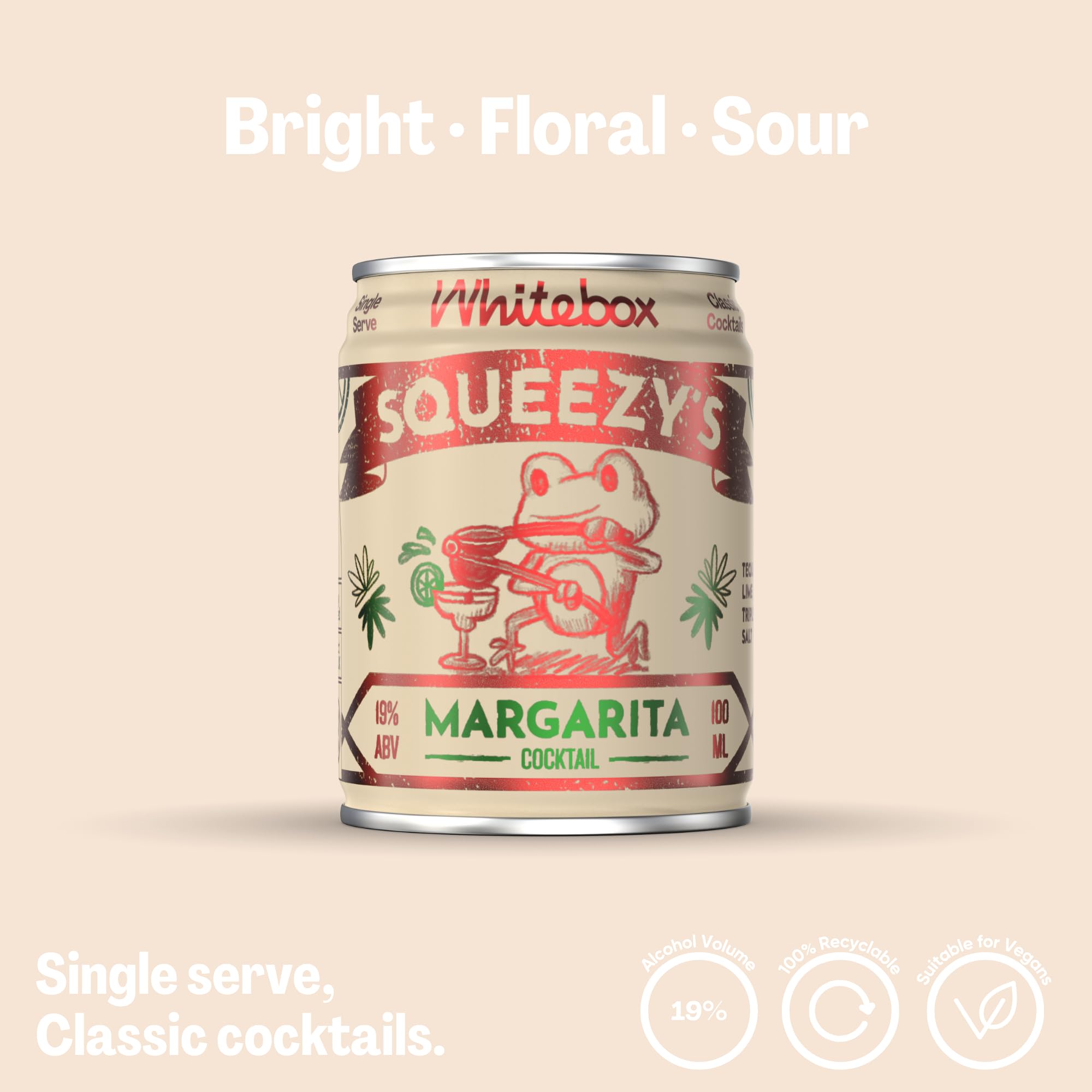 WHITEBOX COCKTAILS Squeezy’s Margarita Single Serve Premixed Cocktail | 19% ABV | 100ml Can 2
