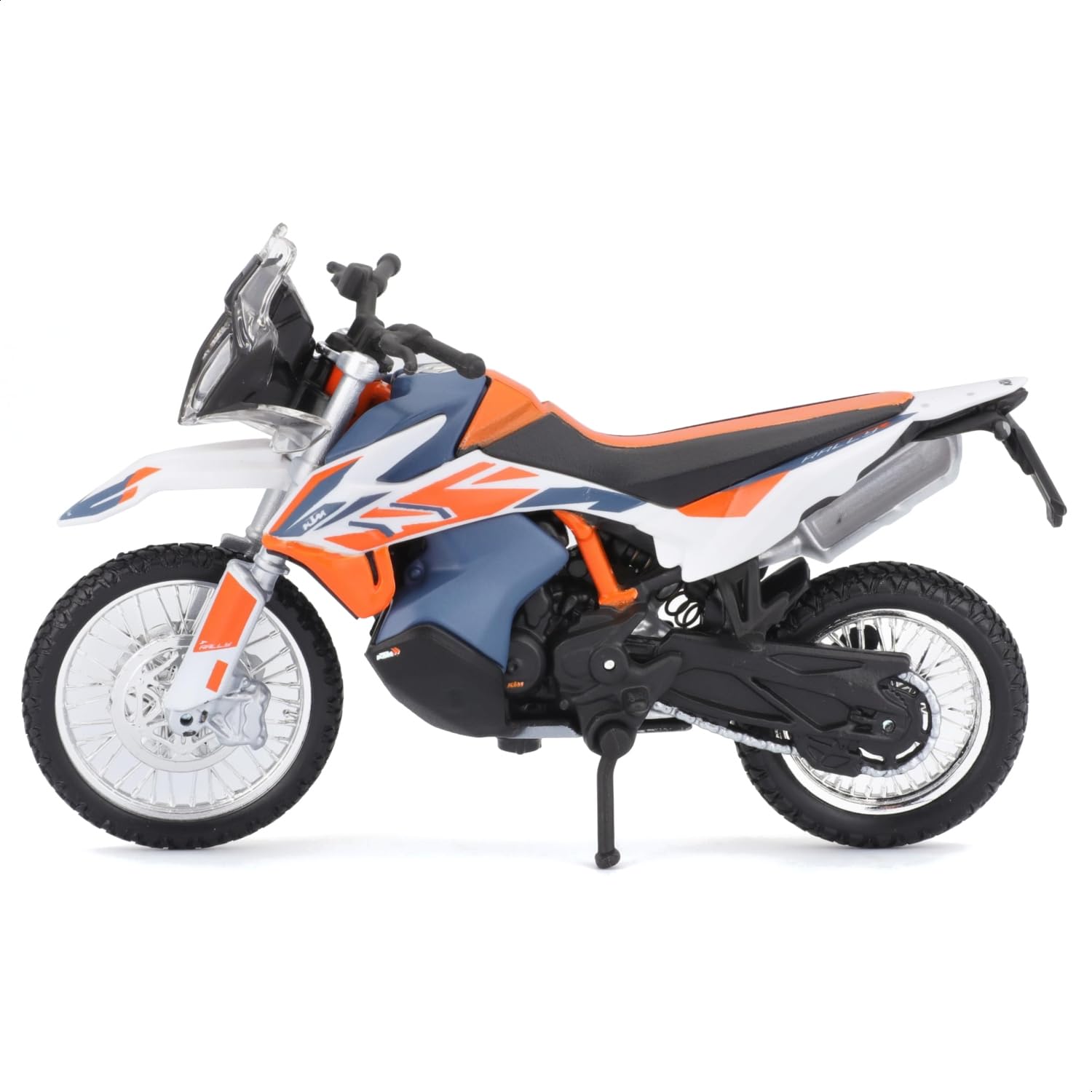 Bburago KTM 790 Adventure R Rally Motorbike Die-Cast Model - 1:18 Scale, White 5