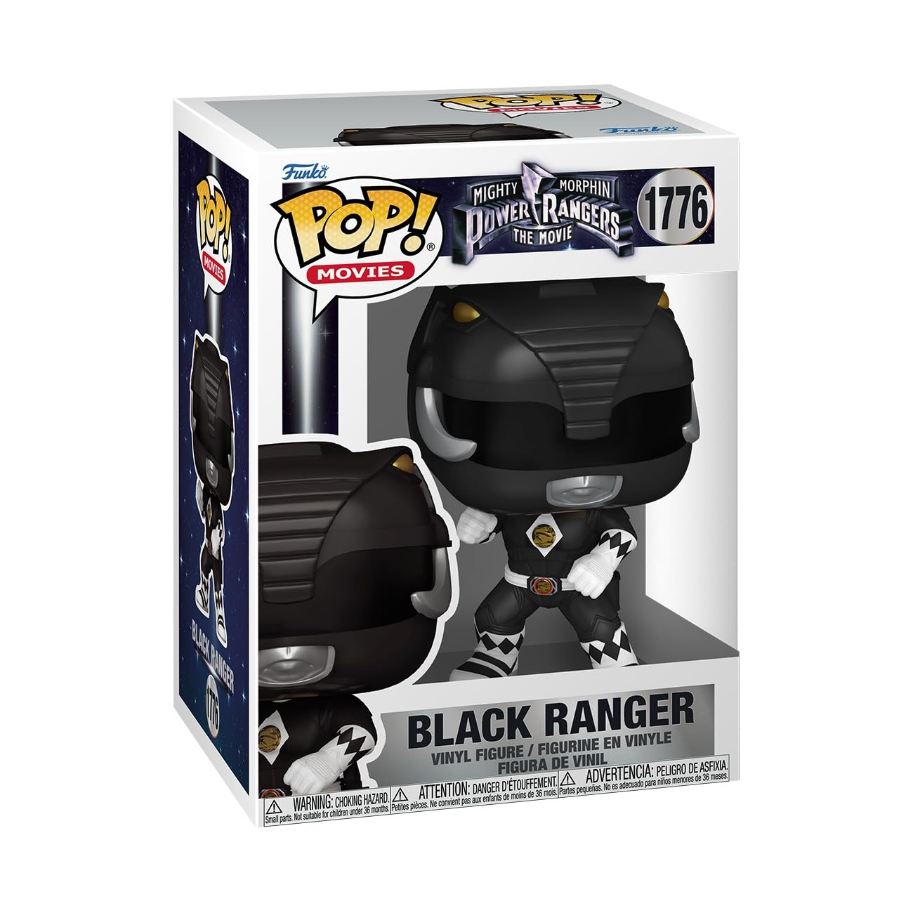 Funko Pop! Movies: Mighty Morphin Power Rangers Movie - Black Ranger Vinyl Figure