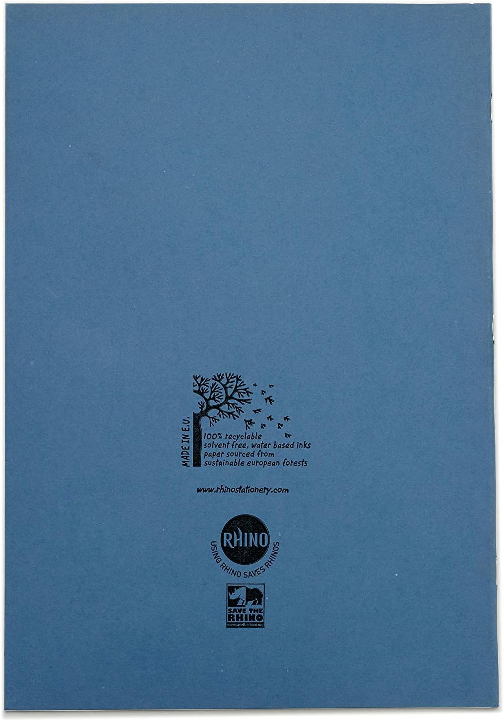 Rhino A4 Composition Notebooks - 64 Pages Squared Paper, 10-Pack, Light Blue | Recyclable 7