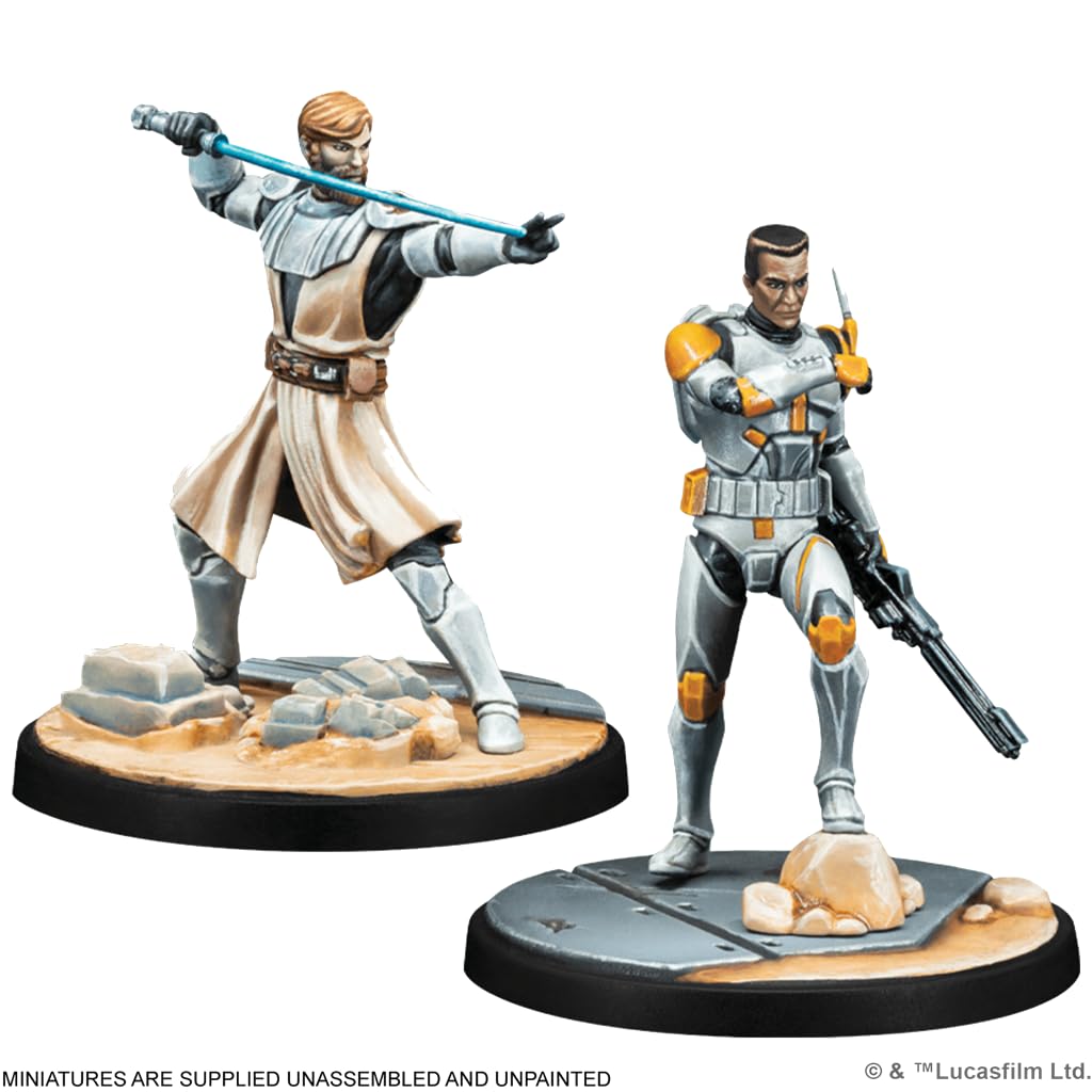 Atomic Mass Games Star Wars Shatterpoint General Obi-Wan Kenobi Squad Pack Miniatures Game Expansion FFGSWP06