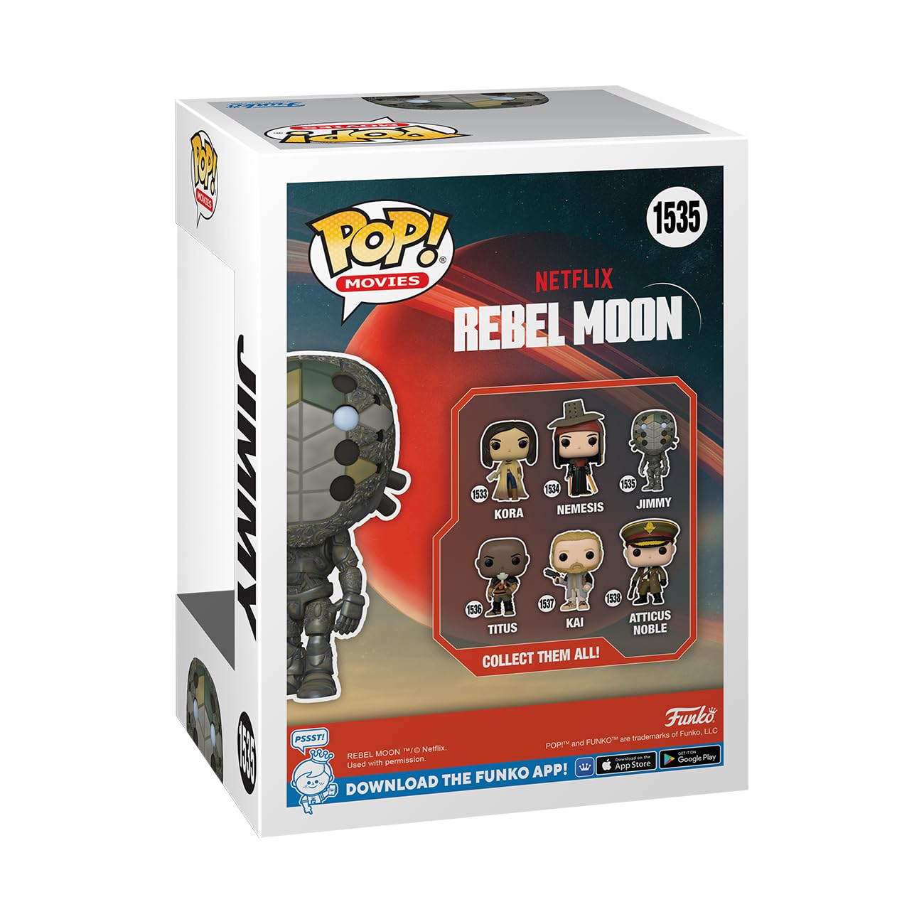 Funko Pop! Movies: Rebel Moon - Jimmy Vinyl Figure (72625) 3