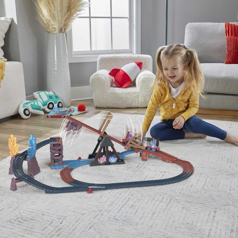 Thomas & Friends Motorized Toy Train Set - Mystery of Lookout Mountain | Ages 3+ | Plastic