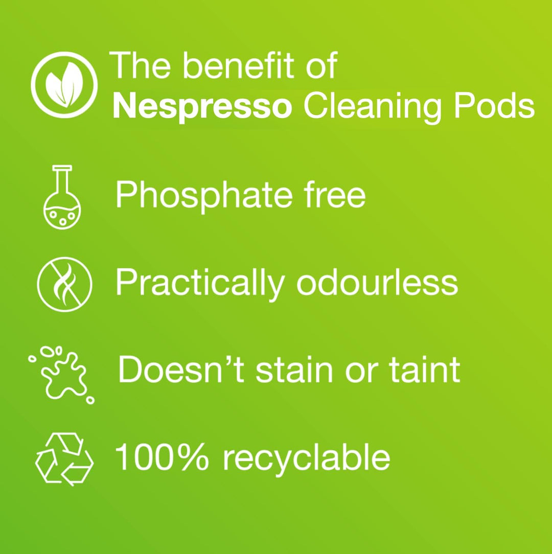 Caffenu - Nespresso Coffee Machine Cleaning Capsules Pack of 5 Cleaning Pods