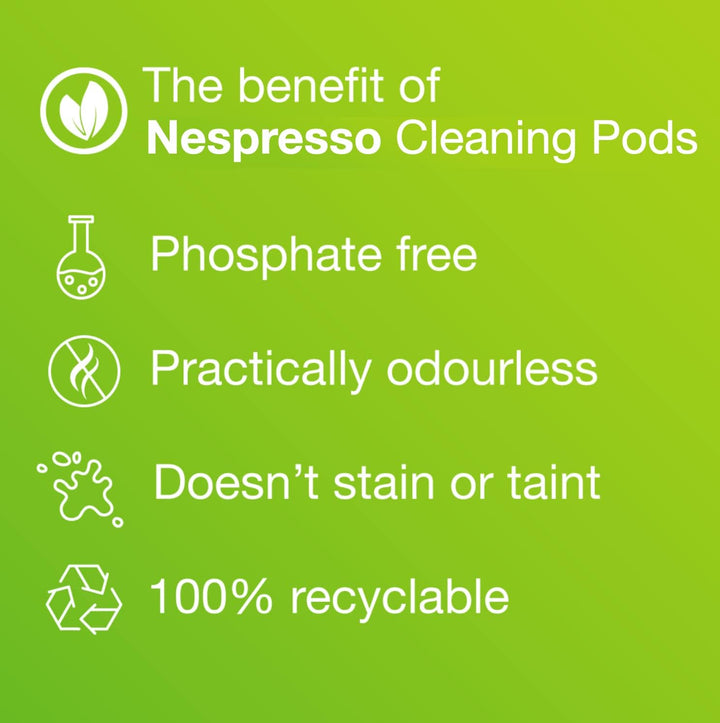 Caffenu - Nespresso Coffee Machine Cleaning Capsules Pack of 5 Cleaning Pods
