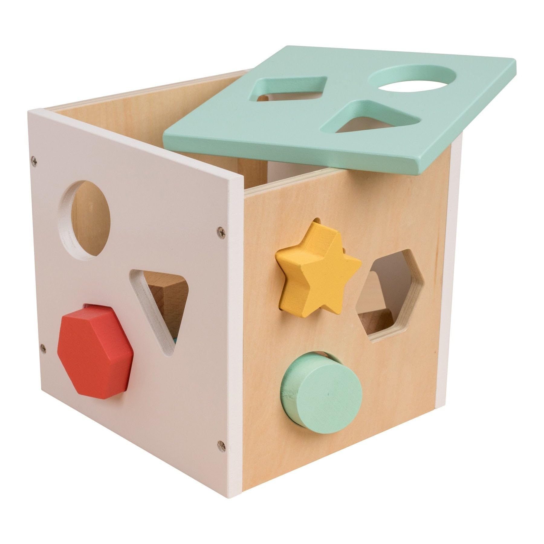 Owl & Fox Wooden Shape Sorter - Montessori Play for Toddlers 12M+ | FSC Wood 4