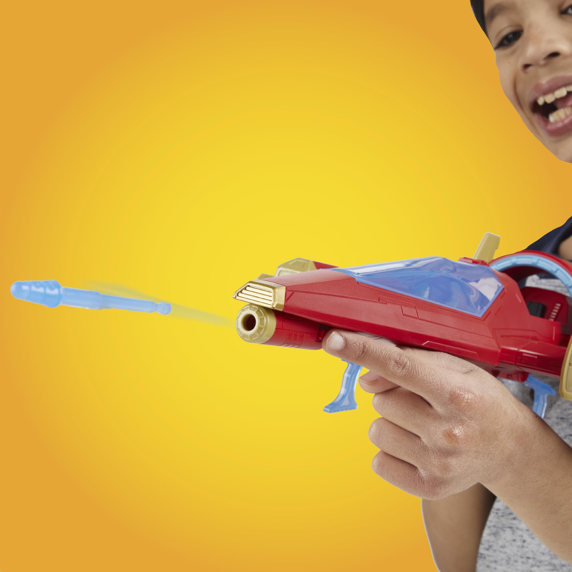 Hasbro Marvel Avengers Epic Hero Series Iron Man Repulsor Blast Battle Jet | 4-inch Figure 5
