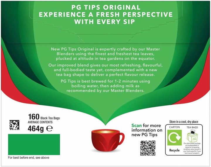 PG Tips - Original Black Tea Bags 160