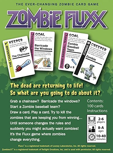 Looney Labs Zombie Fluxx Card Game, Multicoloured 8