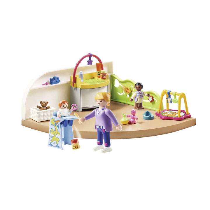 PLAYMOBIL City Life Toddler Room Playset - 40-Piece Nursery Set for Ages 4+