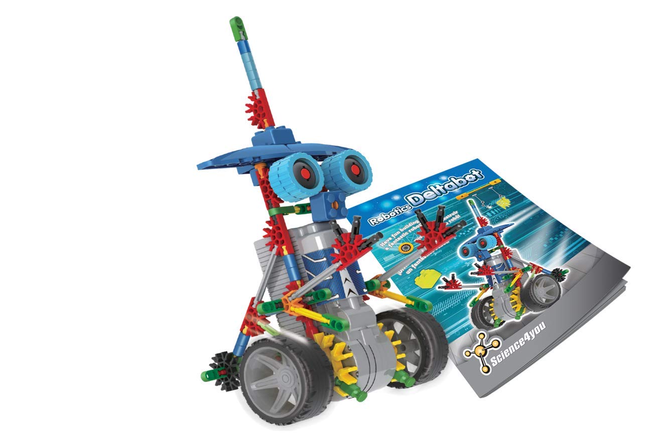 Science4you Deltabot Robot Building Kit - 117-Piece STEM Construction Set for Kids 8-14 10