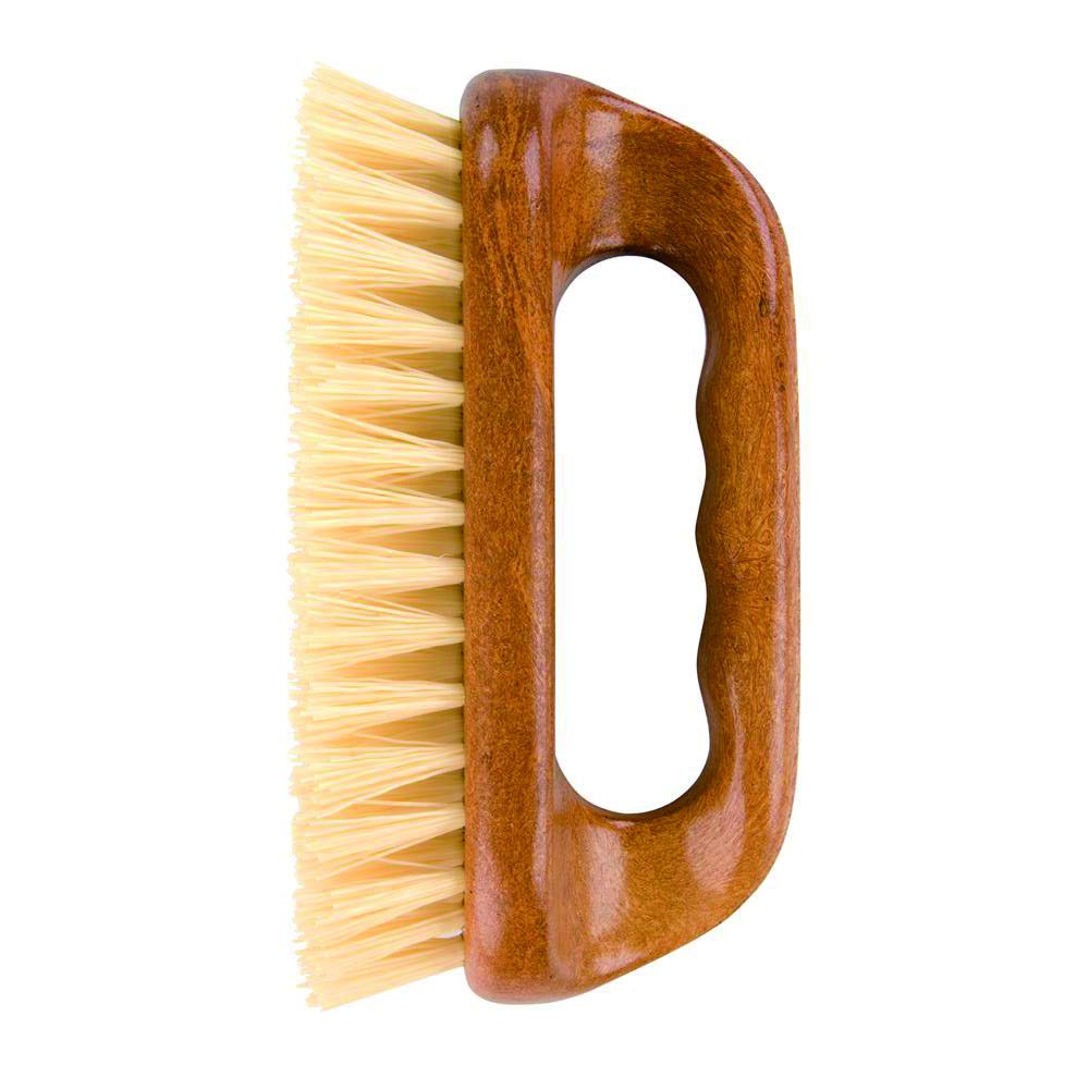 Elliott Wood Effect Scrubbing Brush - Strong Grip Handle for Stubborn Stains | Nylon Fibres | BPA Free 2