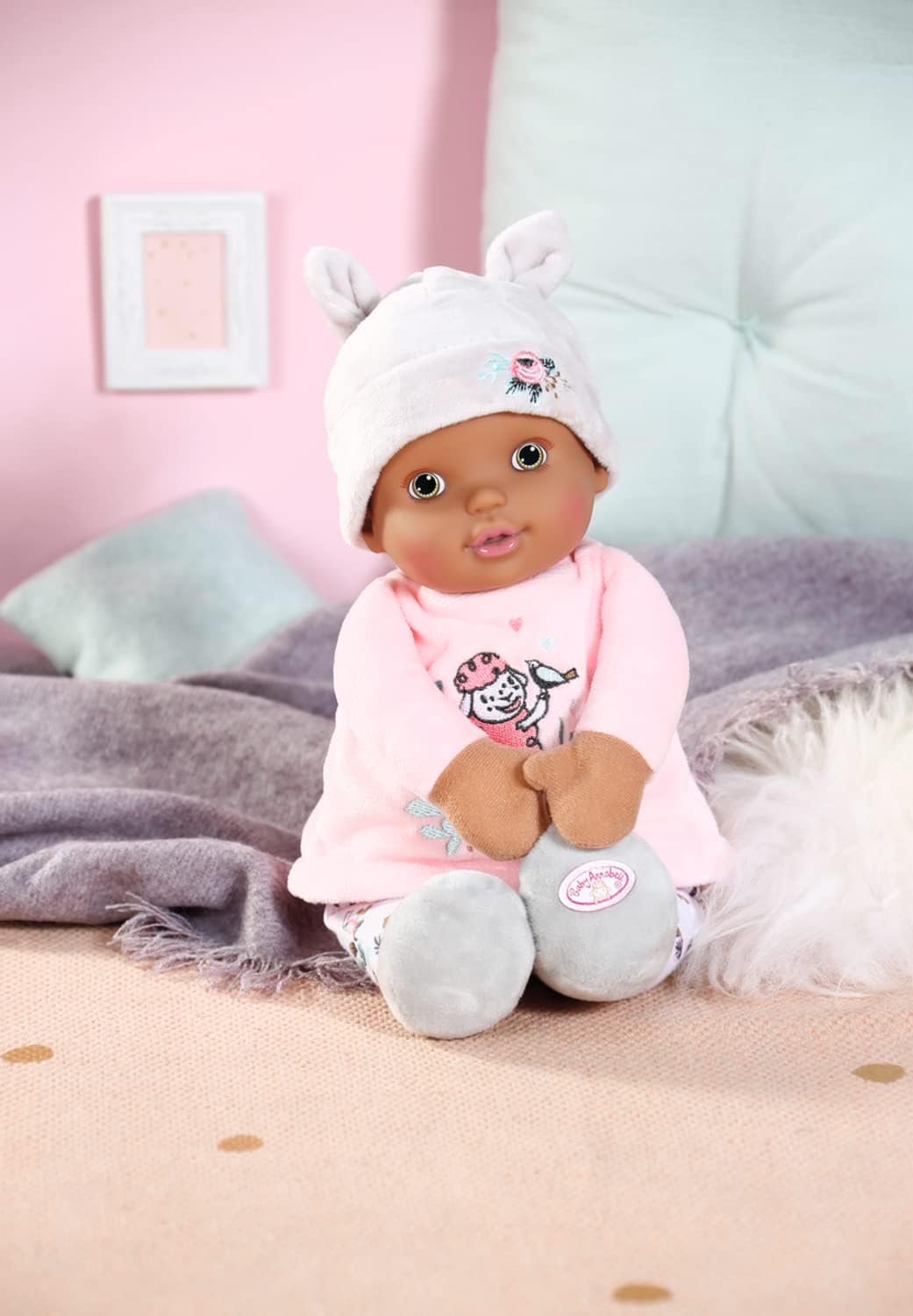 Baby Annabell Sweetie For Babies 706435 - 30cm Doll with Soft Fabric Body & Rattle 7