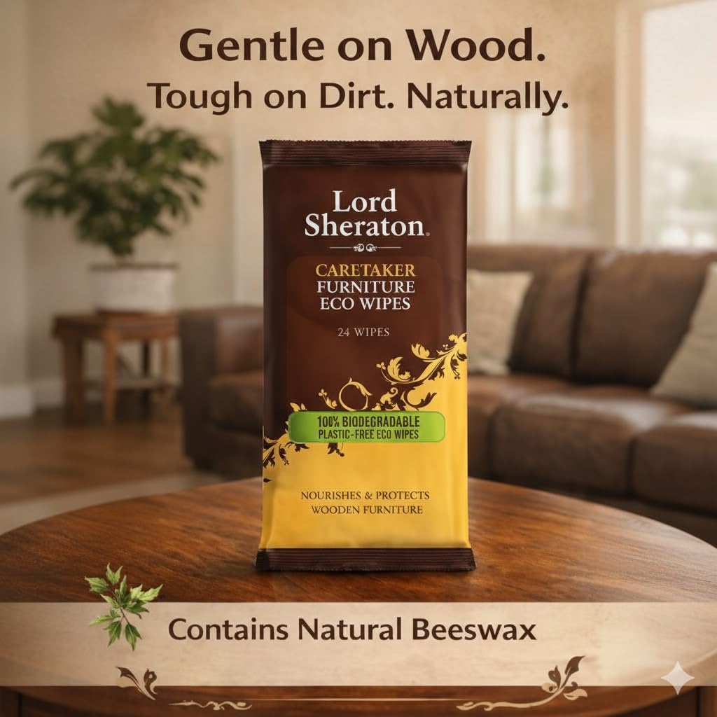 Lord Sheraton Furniture Eco Wipes - Gentle & Powerful Cleaning | 24 Count 2