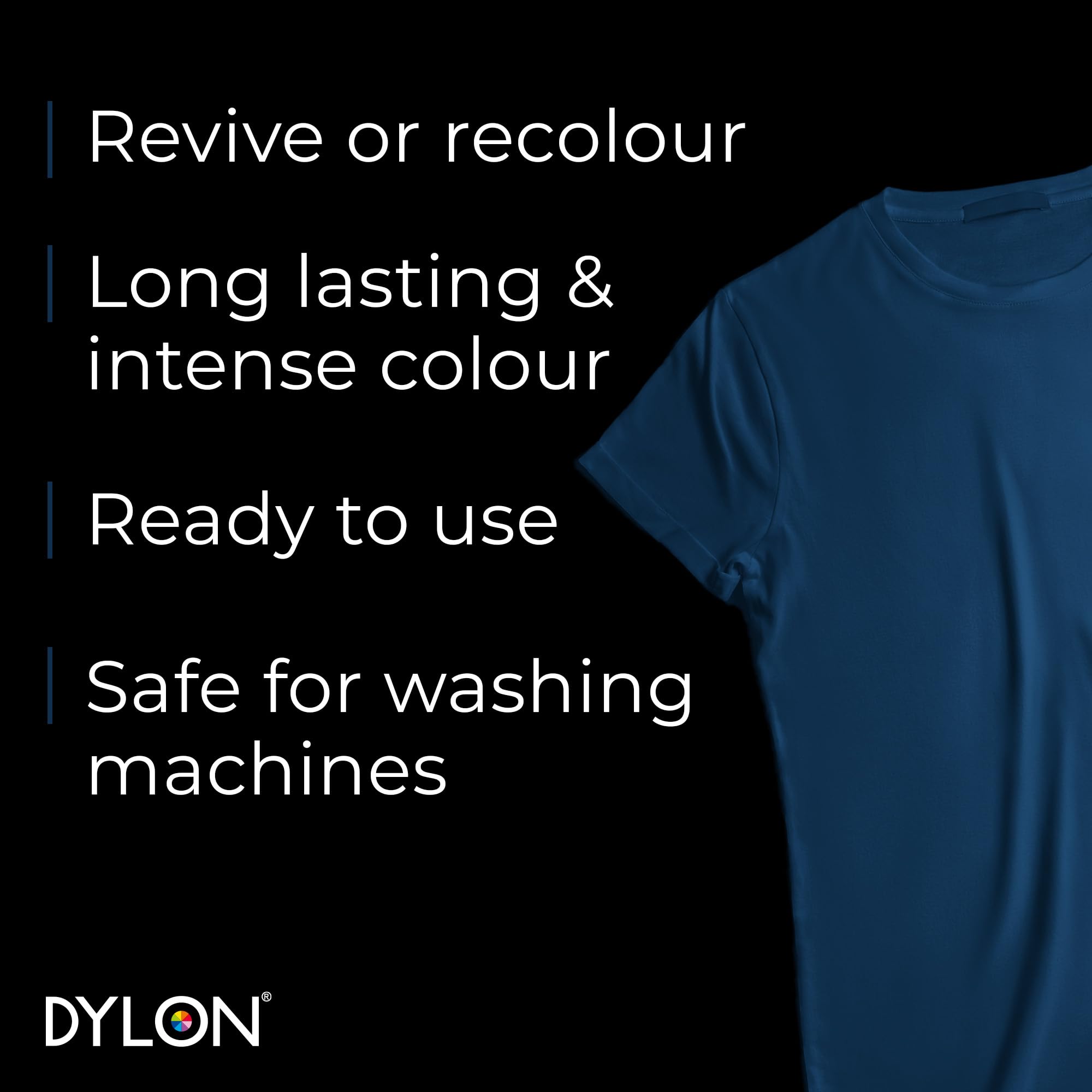 Dylon Textilfarbstoff-Pod für Waschmaschinen – Jeansblau, 350 g