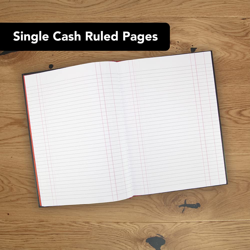 Black n' Red Casebound Composition Notebook - A4, 192 Pages, Single Cash Ruled