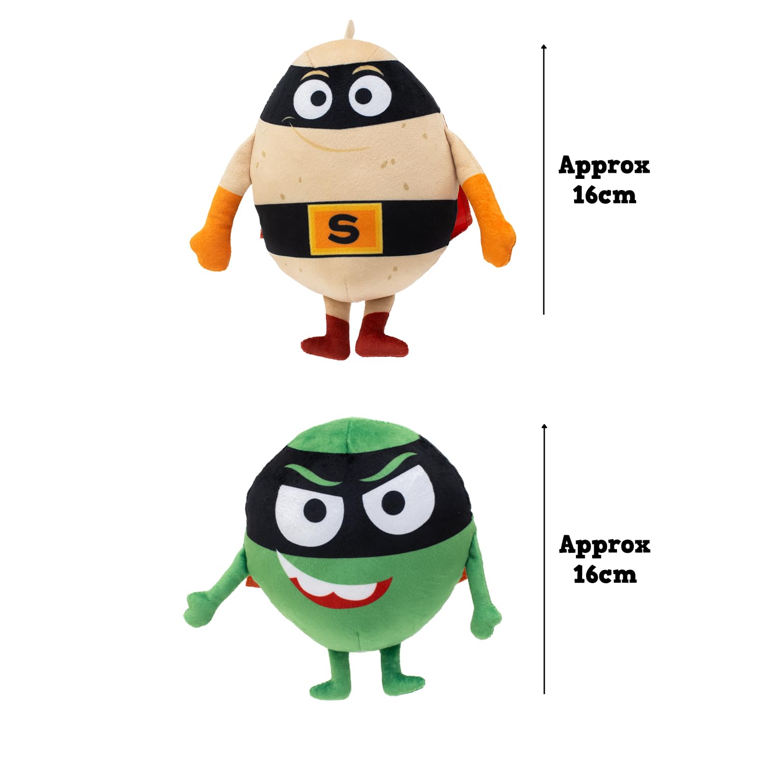 Supertato & Evil Pea Soft Toy Twin Pack - CBeebies Characters 4