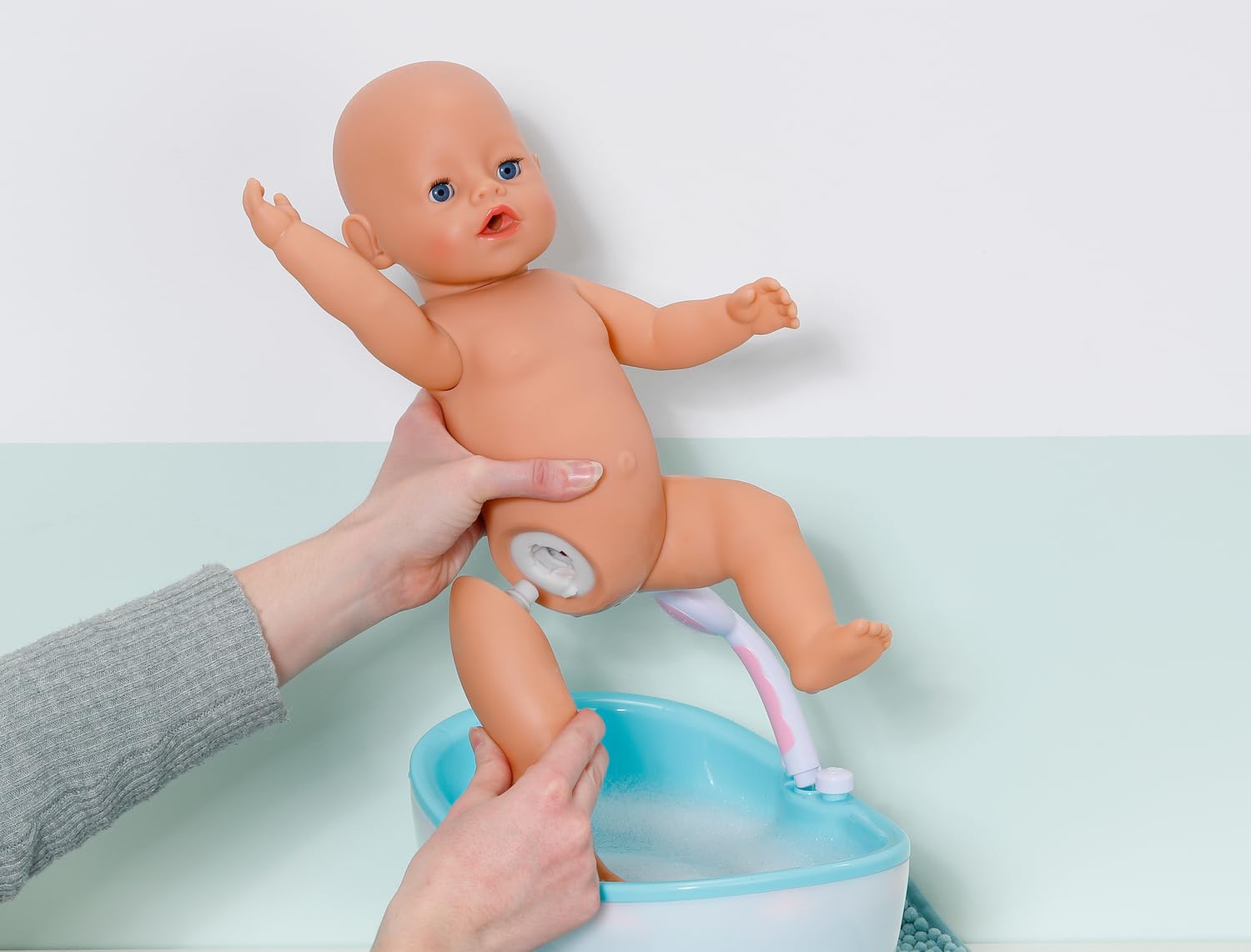 BABY born Emma Doll - 43 cm | 10 Play Functions | Fully Bathable 9