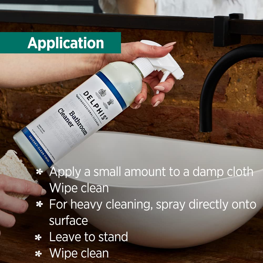 DELPHISECO Bathroom Cleaner Spray - Eco Friendly, Biodegradable, Unscented | 700 ml 3