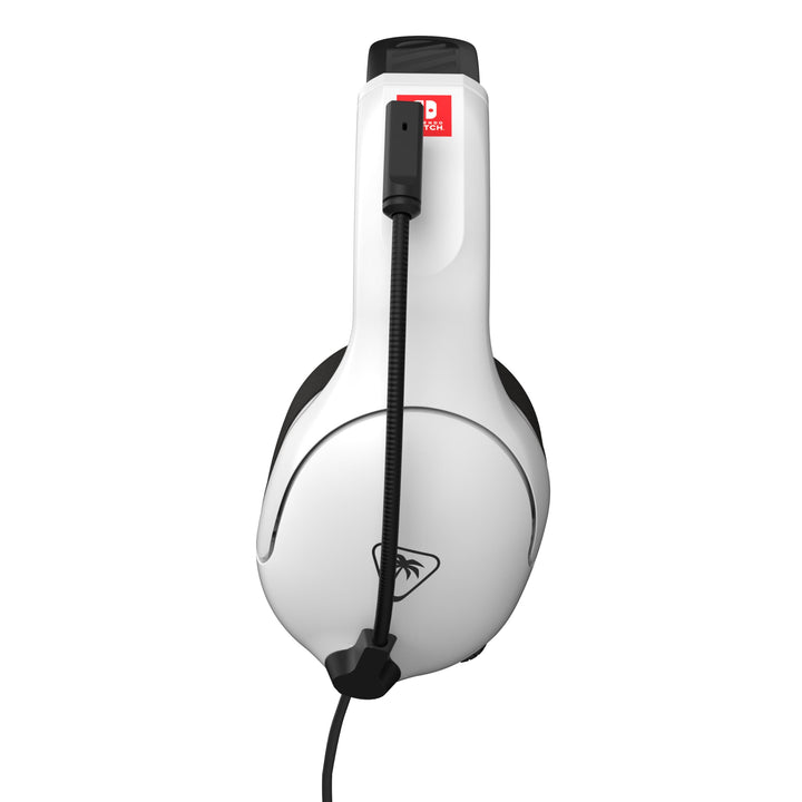 Turtle Beach Airlite Fit Black and White Wired Gaming Headset for Nintendo Switch, 40mm Speakers, Flip-to-Mute Mic