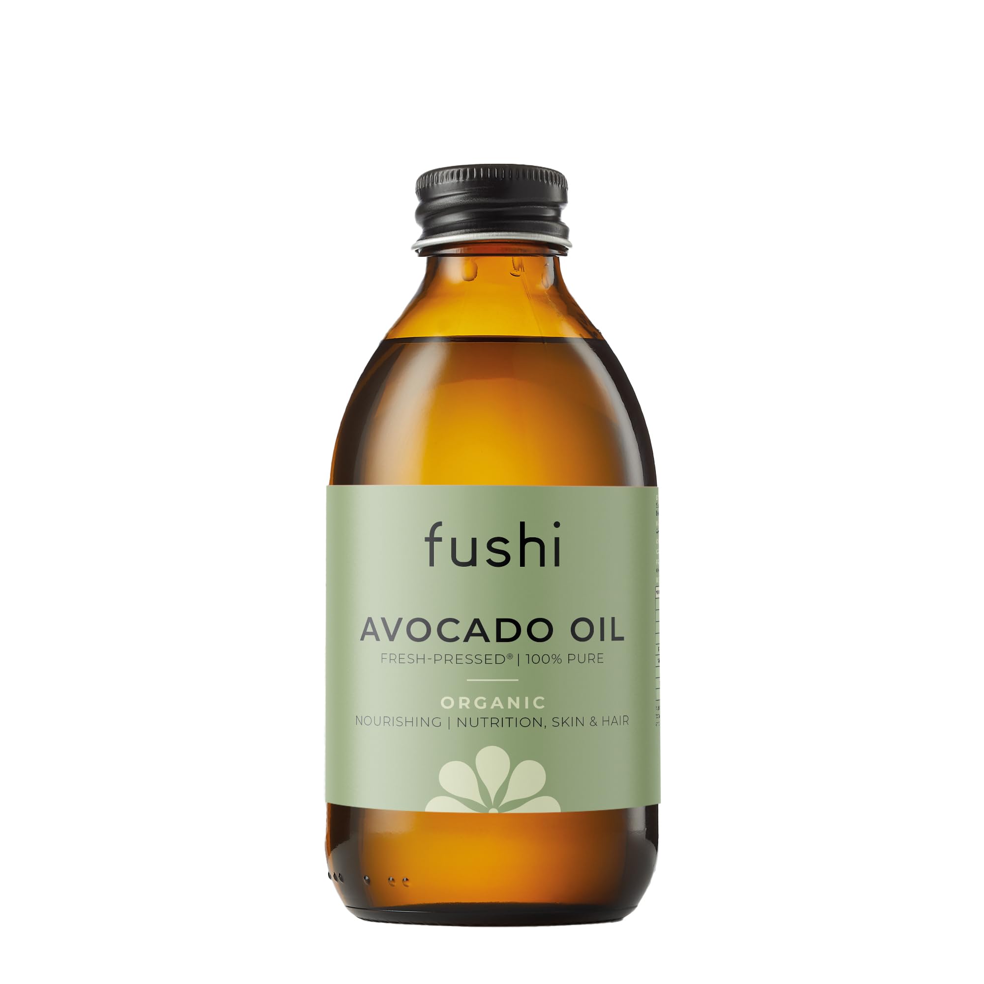 Fushi Avocado Organic Oil - 100ml Extra Virgin Cold Pressed | Vegan | Cooking Oil 1