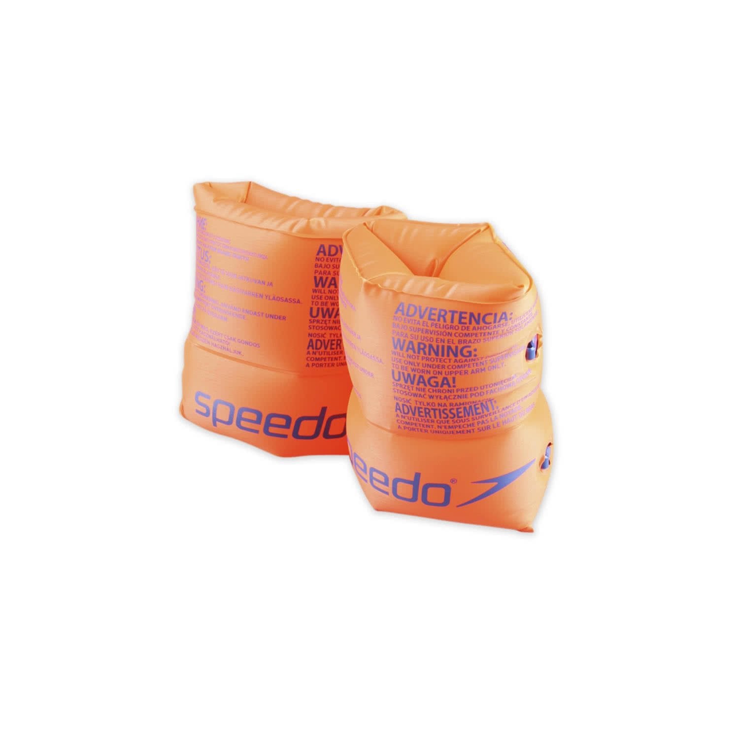 Speedo Junior Inflatable Swimming Armbands - Learn to Swim Aid | Orange, Size 0-2 Years 2