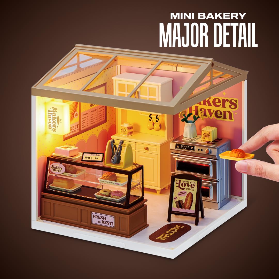 Mini Brands Spaces Bakers Haven - Build Your Own Mini World | Plastic | Ages 3+ 3