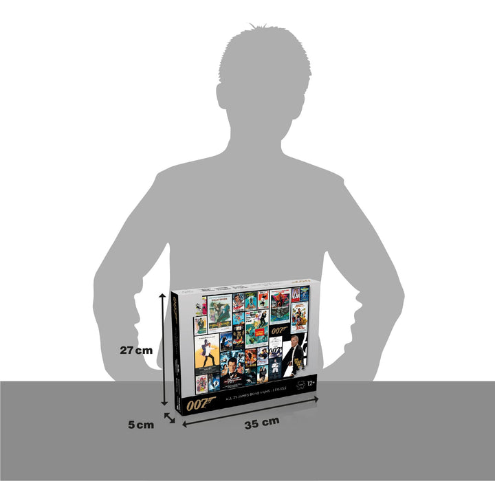 James-Bond-Puzzle-Schauspieler-Debüt, 1000-teiliges Puzzlespiel