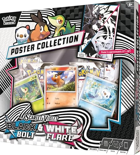 Pokémon TCG: Unova Poster Collection with 3 Foil Promo Cards & 4 Booster Packs